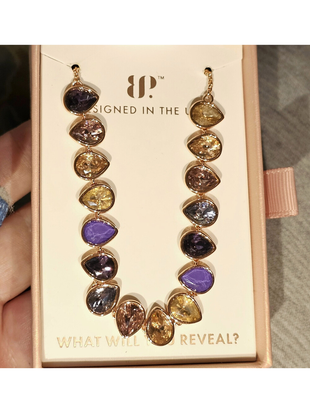 Bomb Party Jewel Candy Bracelet Yule Be Jeweled Orchid Peach Embers Rose Gold
